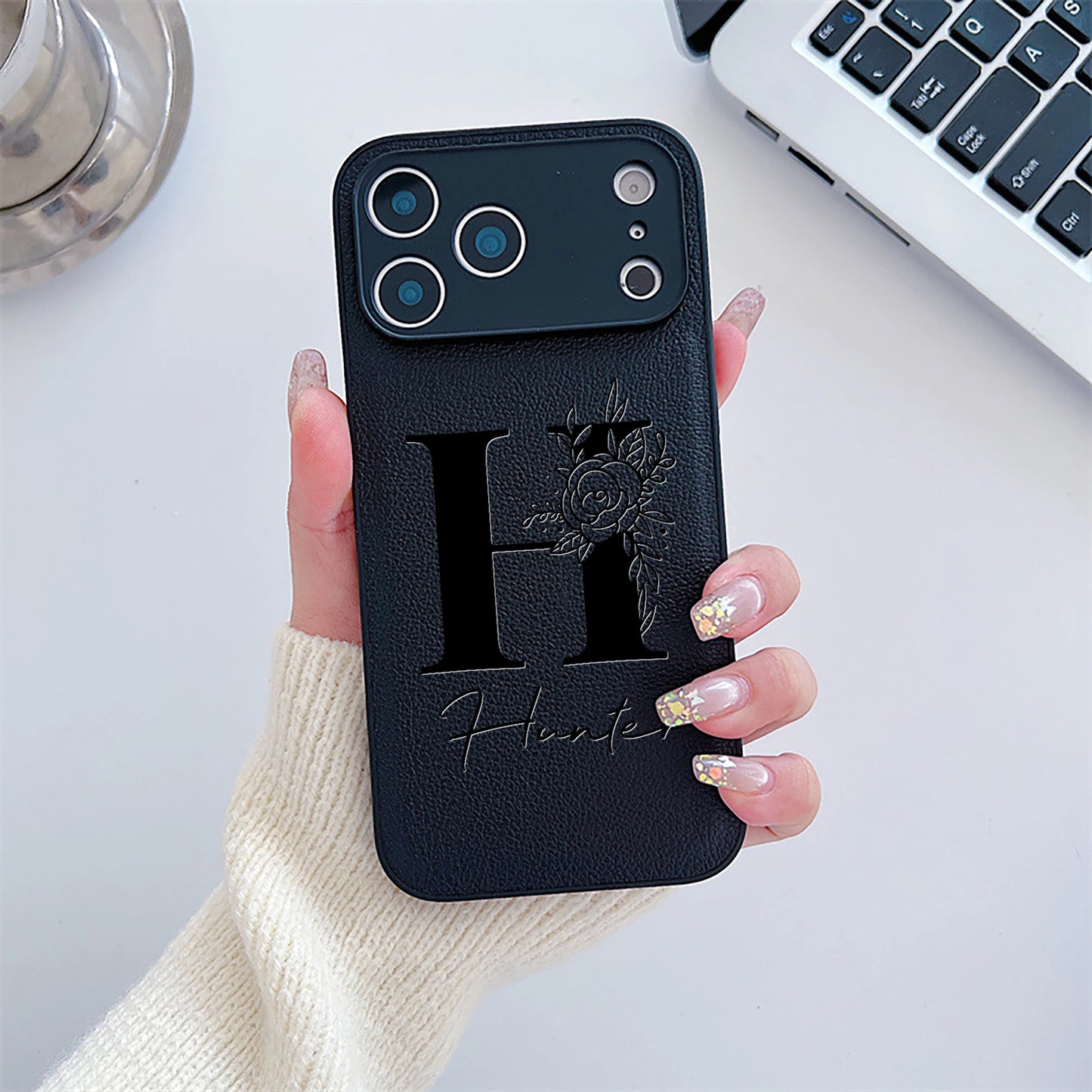 Custom Petal Initial Case