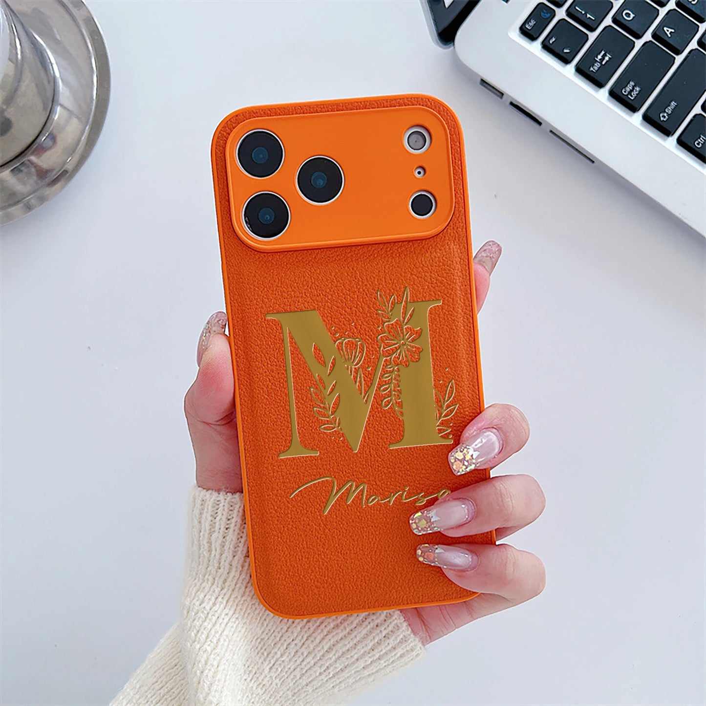 Custom Petal Initial Case
