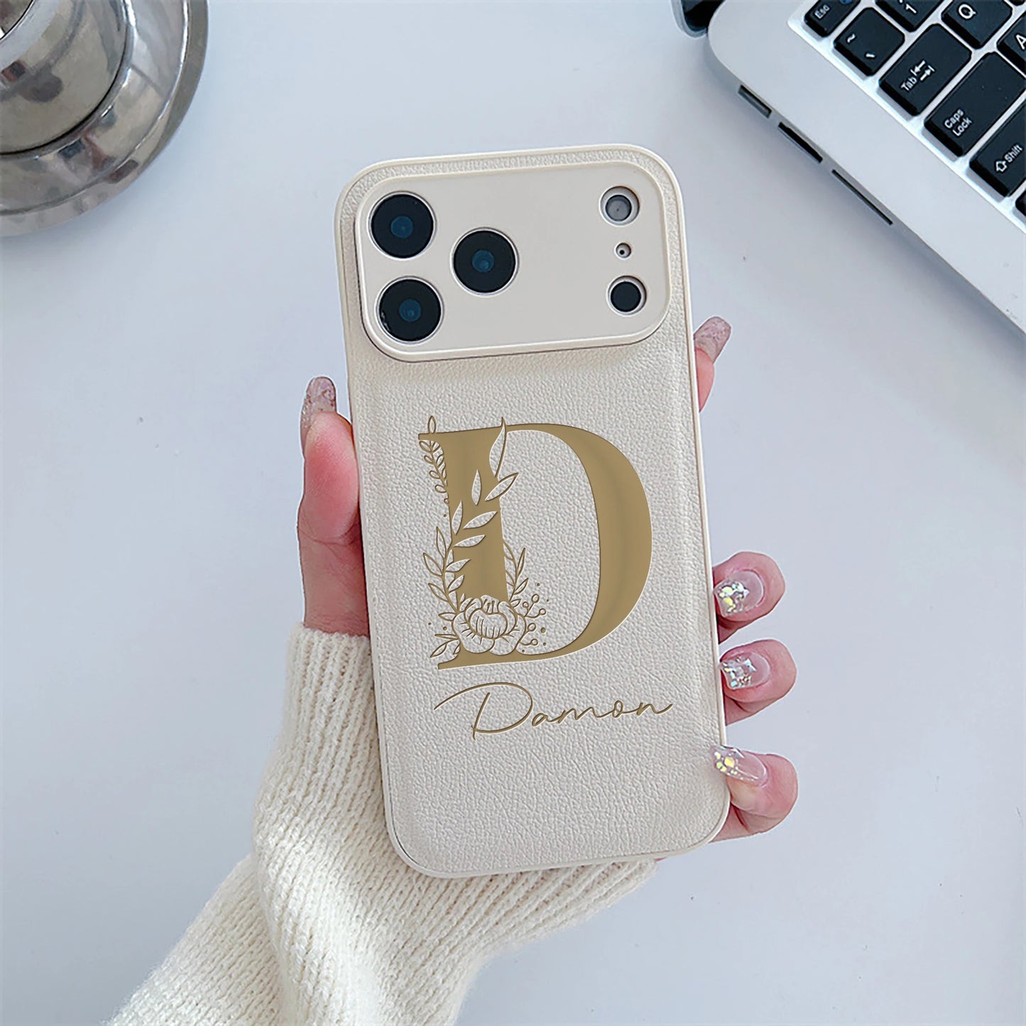 Custom Petal Initial Case