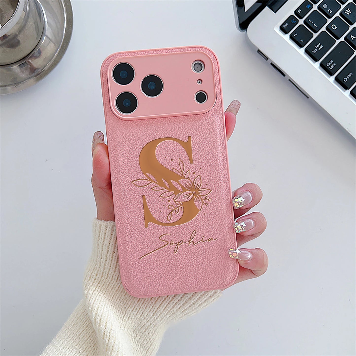 Custom Petal Initial Case