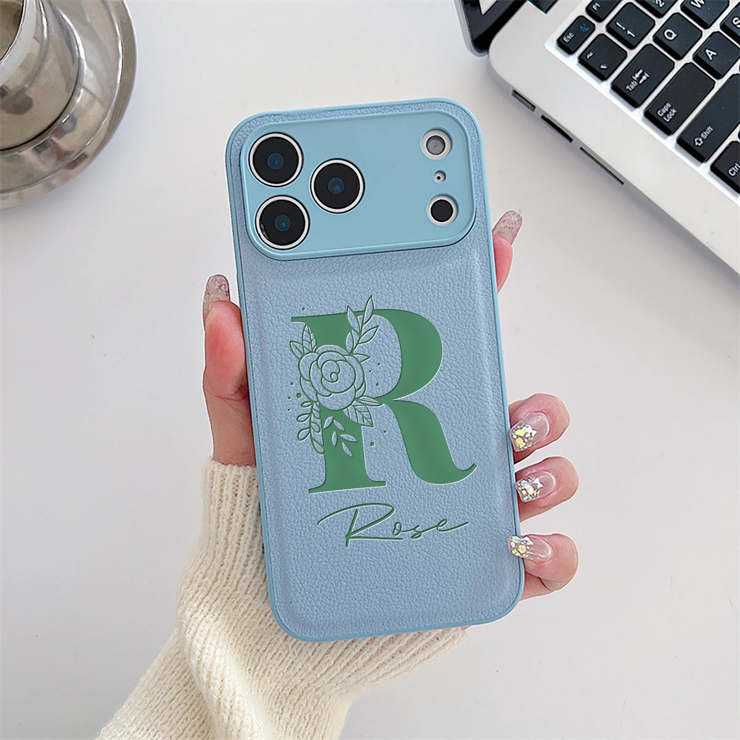 Custom Petal Initial Case