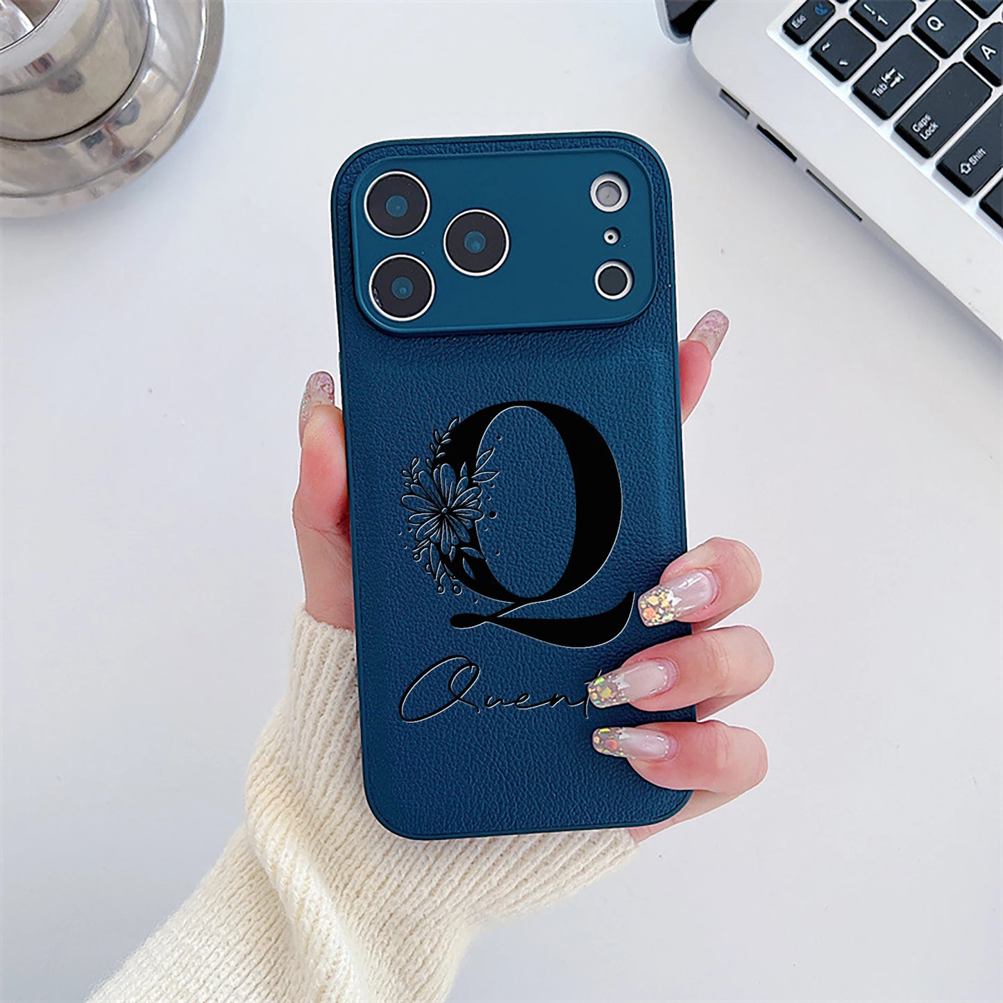 Custom Petal Initial Case